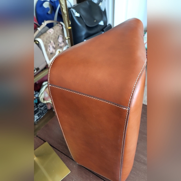 EUC Alto CAMILLA Dooney & Bourke Brown Leather Satchel Bag - Picture 5 of 16